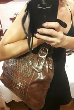 borsa marrone a spalla grande