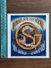 Antica pubblicità del 1932 industria San Giorgio Genova Sestri FAI UNA PROPOSTA