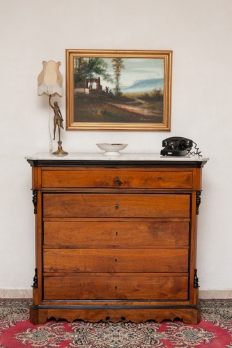 Comò siciliano noce - comò,