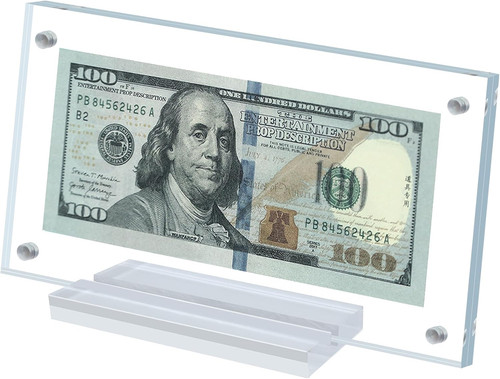 Espositore cornice banconote
