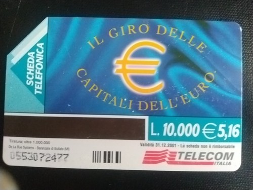 Scheda telefonica giro - telefonica,