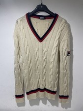 Maglione Vintage Originale Fila BJ Borg Wool Tennis Vest I 54 Fantastic