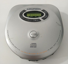 Lettore Cd Portatile Grundig CDP410 Argento Vintage Walkman Funzionante