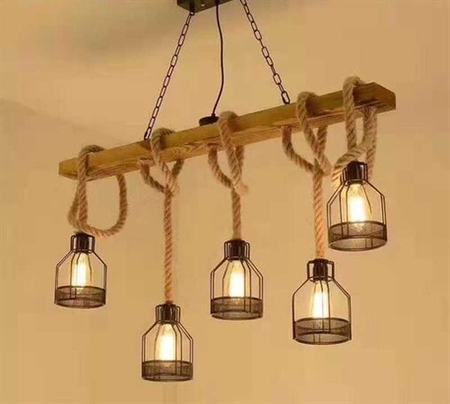 Lampadari corda canapa - a,
