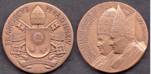 Medaglia canonizzazione - medaglia,