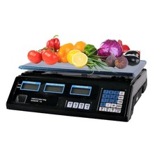 BILANCIA ELETTRONICA DIGITALE PROFESSIONALE PIATTO ACCIAIO INOX MAX 40KG - 5GR