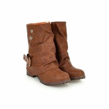 Stivaletti donna punk fibbia