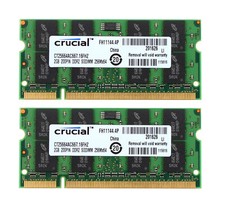Crucial 4 GB 4 GB 2 X 2 GB 2 G