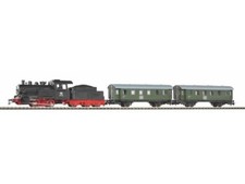 PIKO 57112 Start-Set con letto treno passeggeri locomotiva a vapore con tender, H0