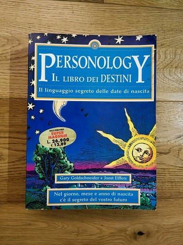 Personology libro dei - libro,