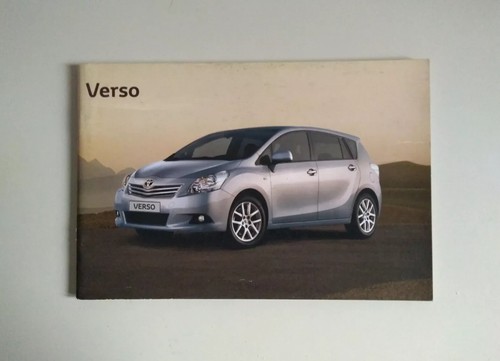 Depliant brochure toyota verso - depliant,