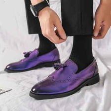  Purple Formal Dress Shoes Men