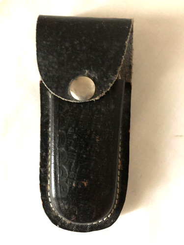 Custodia vintage pelle - custodia, nera