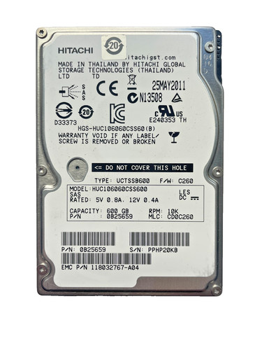 Hitachi hgst 600 - hitachi, sas