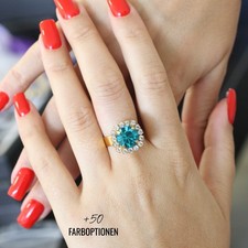 Anello Swarovski oro 10 mm