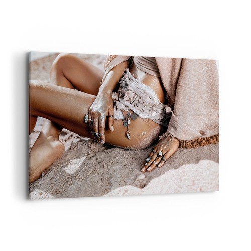 Quadro tela 120x80cm sabbia - quadro,
