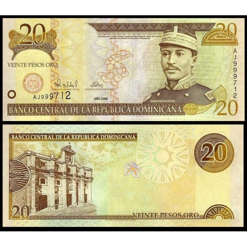 Dominican republic pesos - dominican, 20