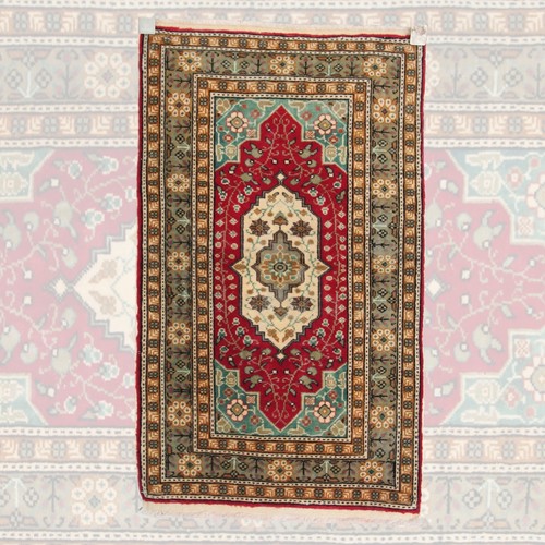 Tappeto vintage fatto mano - fatto,