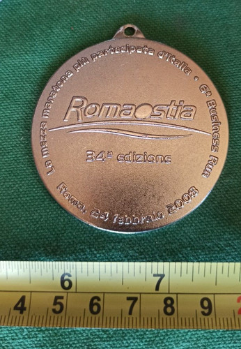 Medaglia maratona roma - maratona, ostia