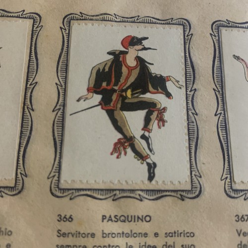Figurina 366 maschere e - figurina, n.366