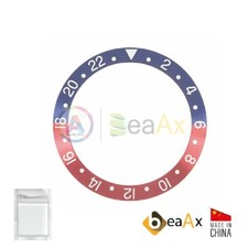 Inserto in alluminio per ghiera Rolex  GMT Master I  Blu / Rosso 16750