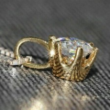 Ciondolo solitario diamante