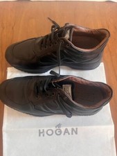 Scarpe "Hogan Interactive" Donna Taglia 40,Pelle Nera,Ottime Condizioni