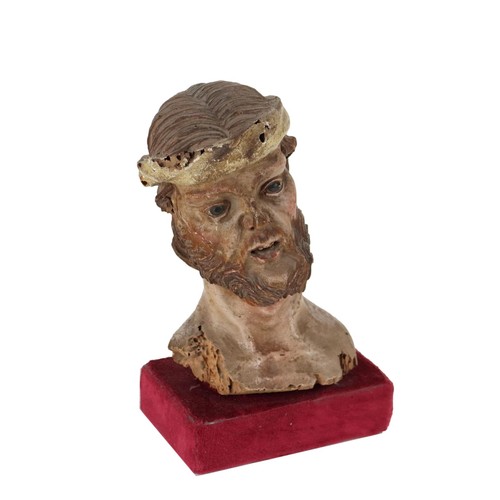 Busto legno intagliato e - busto, in