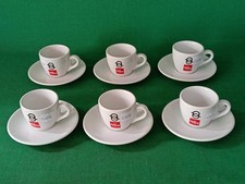 SET 6 TAZZINE VINTAGE CAFFÈ ILLY PORCELLANA ACF MADE IN ITALY. CX56