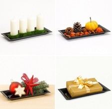 Vassoio 28 x 12 cm nero