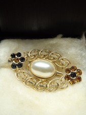 Spilla Vintage Dorata Bigiotteria