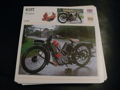 Fiche card cartonnée moto - card,