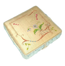 scatola in stoffa portagioie