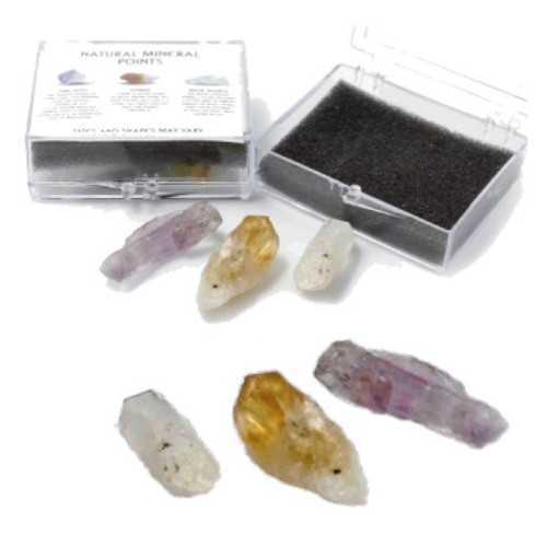 Punte quarzo naturale - 3,