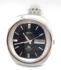 *SEIKO* QUARTZ 4004 - VINTAGE WRISTWATCH - OROLOGIO POLSO- STAINLESS STEEL