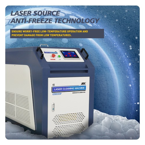 Potente macchina pulizia laser
