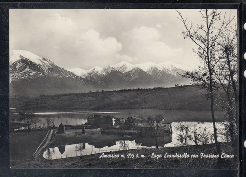 Cartolina amatrice lago - cartolina,