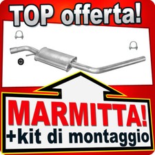 Centrale di Scarico per VW T4 2.5 TDI LWB 1996-2003 Marmitta