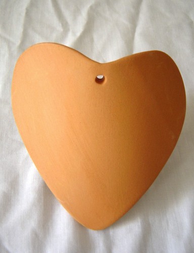 Tegola cuore in cotto - tegola,