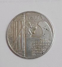 Lire 20 Mussolini MCMXLIII