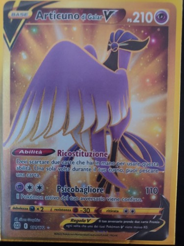 Carta pokemon gold - pokemon, di