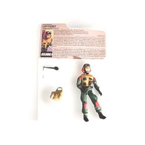 1984 joe lift ticket - g.i., lift-ticket