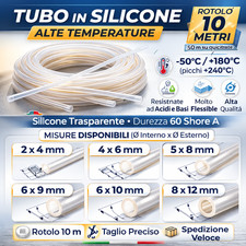 Tubo in Silicone Trasparente