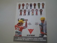 advertising Pubblicità 1997 DAINESE e MAX BIAGGI/VALENTINO ROSSI