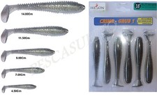 Shad grigio gomma artificiali - grigio,