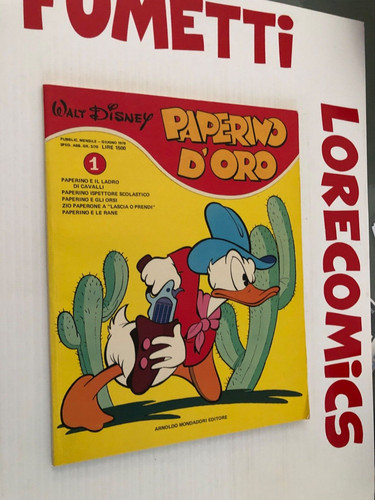 Paperino oro ottimo - paperino, d'oro