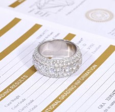 moissanite diamond ring VVS-1