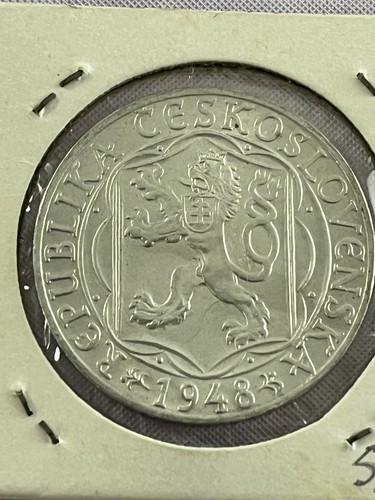 Moneta cecoslovacchia 1948 - cecoslovacchia,