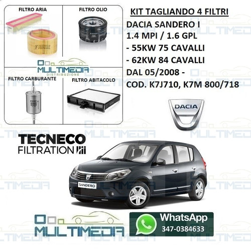 Tagliando filtri tecneco - 4,