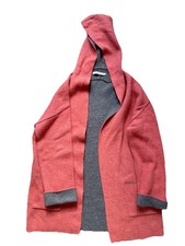 Cardigan Coat Hooded  Wool